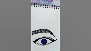 Trying to make perfect Eye Loop/Eye Loop Drawing/Loop Drawing #viral #loop #eyeloop #art #eyes