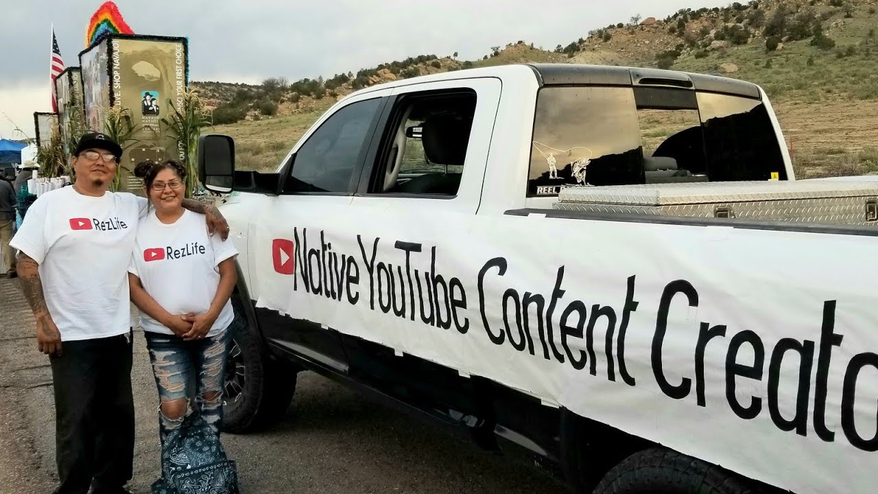 2022 74th Annual Navajo Nation Fair parade from the Native YouTube Content Creators float
