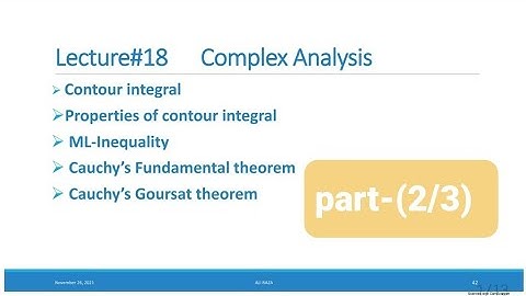 Complex analysis lec#18(2/3) ML-inequality  in urdu/hindi