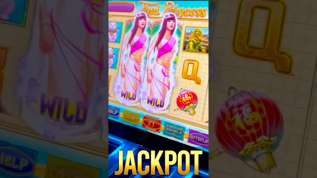 π ARCADE JACKPOT! - Thai Princess BIG WIN! #shorts #arcade #slots