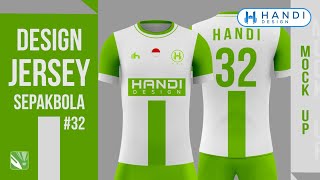 #32 Desain Jersey Sepakbola di Corel Draw - MOCKUP JERSEY futsal screenshot 5