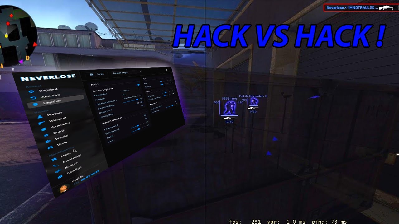 |NEVERLOSE| CS:GO HVH pe Competitive ! - Nu au avut nicio sansa :( w/Ghostgamer, Sky, Zedo, Danutz.