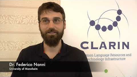 Working with Parliamentary Data: Interview with Federico Nanni (Parthenos Video)