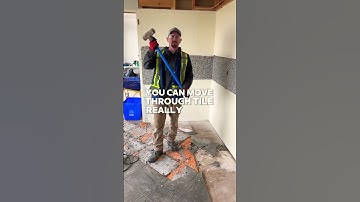 There are two ways to remove tile! #deconstruction #construction #demolition #building #tools