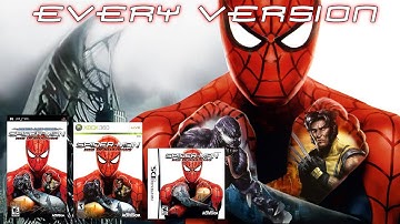 Every Version of Spider-Man: Web of Shadows! (Comparison)