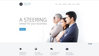 Business & Services Responsive Website Template - 50719