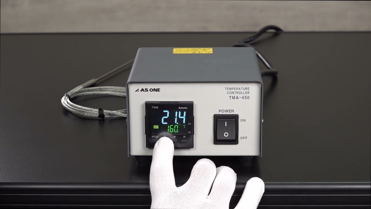 1-6123-12 デジタル卓上型温度調節器 0.0～200.0℃ ON/OFF制御 TMA-450P