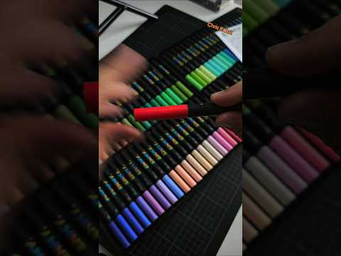 Testing Enmy Acryl Markers  | #shorts #acrylicpainting #anime