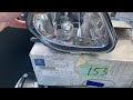 W211.замена ПТФ + регулировка