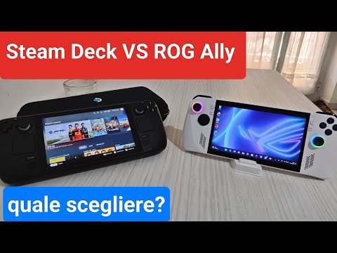 Steam Deck VS ROG Ally : esperienza d'uso e considerazioni