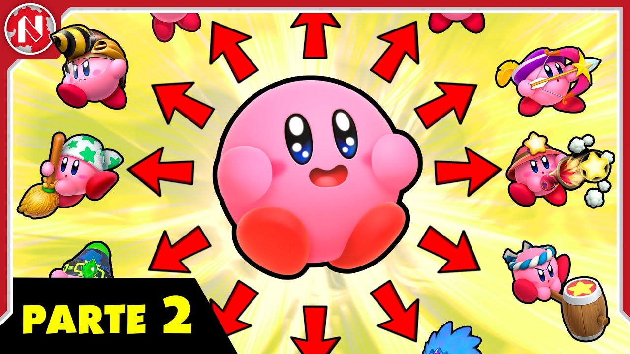 TODAS las TRANSFORMACIONES de Kirby que EXISTEN [2] - YouTube