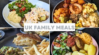 UK FAMILY MEALS | WHAT'S FOR DINNER | MEALS OF THE WEEK | FAMILY MEAL IDEAS | MIDWEEK MEALS |