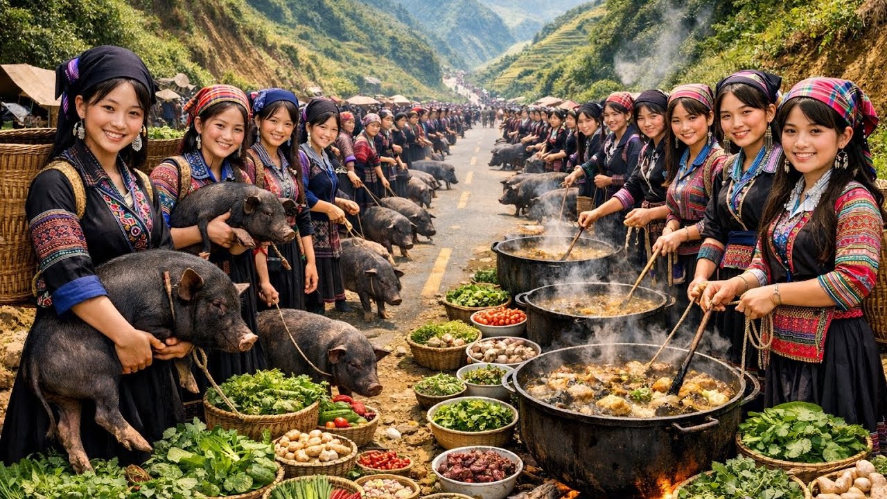 Northwest Vietnam Market Fair | A Traditional Market Full of Delicious Local Foods