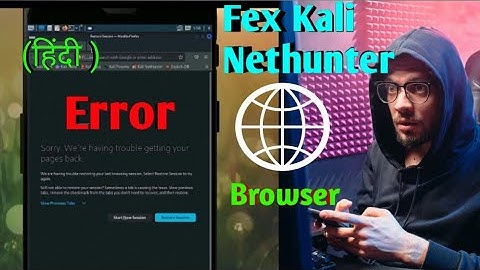 Android kali Nethunter FireFox Browser Crashed Tab2023#new#2023#hacker#kali nethunter#hacking#linux