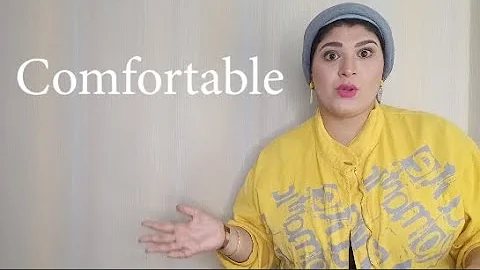 A word you mispronounce: comfortable