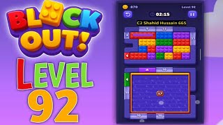 Block Out! - Color Sort Puzzle level 92 | all parts gameplay walkthrough solution screenshot 3