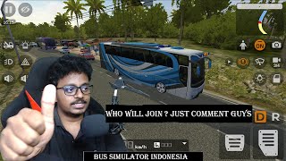 Mobile 🚌 Bus Simulator Indonesia | Who will join this game Comment Guys screenshot 3