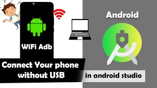 Connect your phone without USB cable in android studio | ADB Wifi | #66 screenshot 4