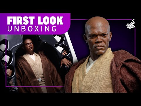 Hot Toys Mace Windu Figure Unboxing | First Look