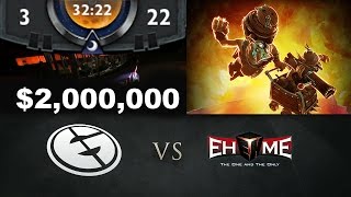 EG vs EHOME  Total 322 Techies $2,000,000 Yolo TI5 Dota 2