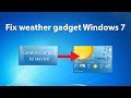 How to add clock & weather widget on Windows 10 - YouTube