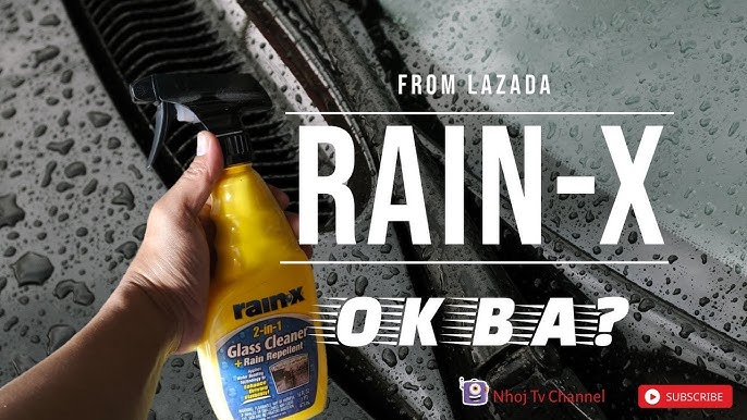 Rain X 2 In 1 Glass Cleaner + Rain Repellent - Will It Work? 