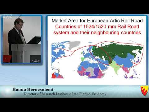 Kirkeneskonferansen 2012 -  jernbane mellom Baltikum og Barentshavet - YouTube