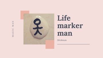 Magic marker man,life marker man.dancing stickman.magic marker water