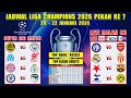 Jadwal Liga Champions 2026 Pekan Ke 7 ~ INTER MILAN vs ARSENAL ~ MARSEILLE vs LIVERPOOL ~ Live SCTV