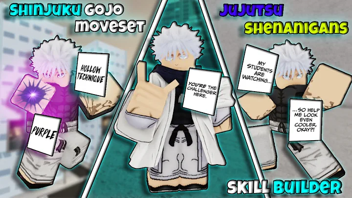 *Shinjuku Gojo/Yuta(Gojo)* Moveset using SKILL BUILDER... | Jujutsu Shenanigans