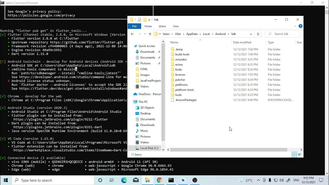 Flutter Android ToolChain - YouTube