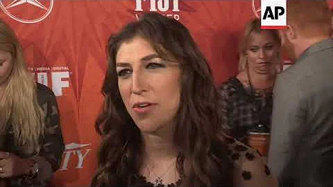 Actress Mayim Bialik has clarified her comments on allegations against film producer Harvey Weinstei