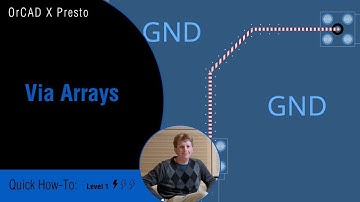 CREATE Via Arrays in OrCAD X Presto LIKE A PRO!