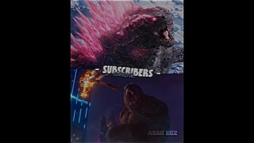Godzilla vs Kong wis Editor #shorts #fyp #godzilla #monsterverse