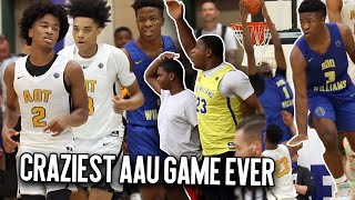 WILDEST Game in PEACH JAM History?! Sharife Cooper’s Last AAU Game Was A OT CLASSIC! AOT V BOO UNCUT