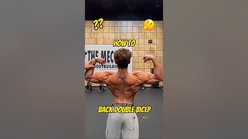 HOW TO BACK DOUBLE BICEP POSE 💪 ft STEVE PRINCE #fitness #posing #howto