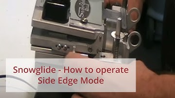 Snowglide - How to operate - Side Edge Mode