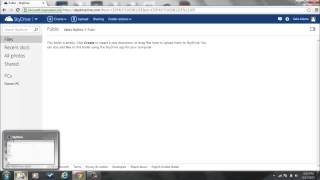 How to Upload Folders to Skydrive : Internet Help