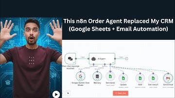 Build an AI Agent for Customer Order Management with n8n   Google Sheets + Email Automation