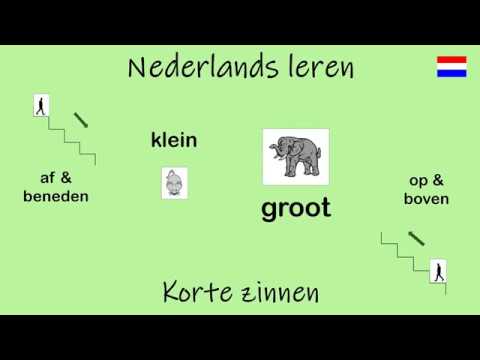 Fonkelnieuw Nederlands leren; Korte zinnen (Les 12) - YouTube PS-12