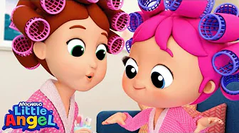 My Mom is a Superhero | Songs for Kids! | Little Angel | Moonbug Kids - Girl Power! 🌸🌺🌸