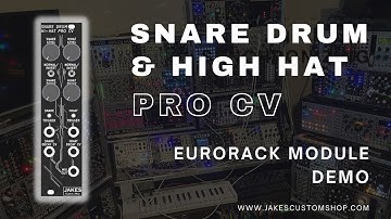 Snare Drum Hi-Hat Pro CV | Eurorack Module Demo