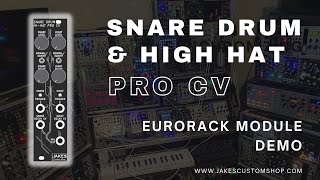 Snare Drum Hi-Hat Pro CV | Eurorack Module Demo
