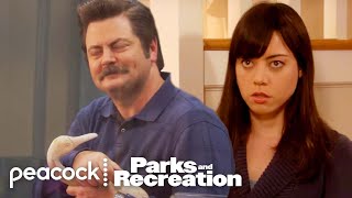 Ron Begs April To Come Back To Work | Parks and Recreation