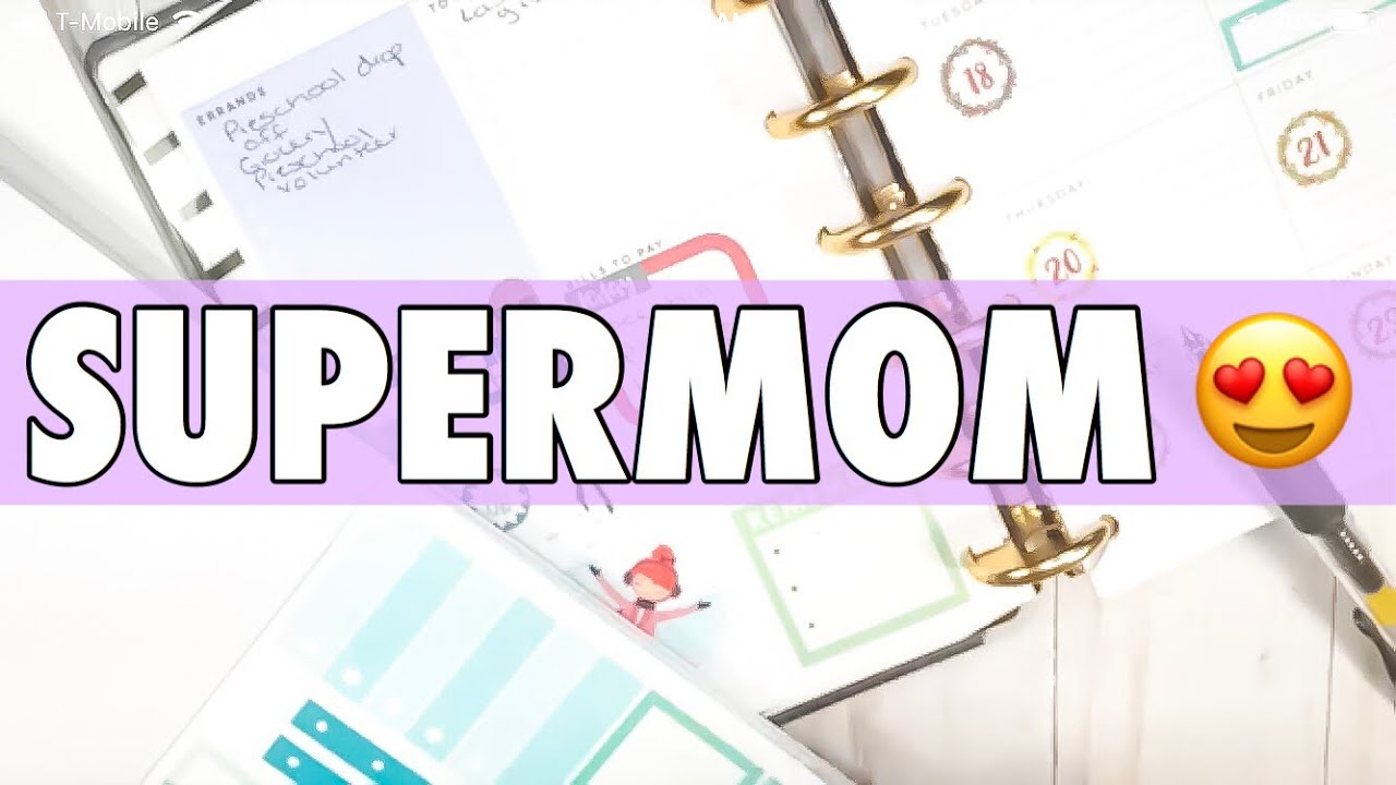 MINI SUPER MOM HAPPY PLANNER PLAN WITH ME | MAMBI DASHBOARD LAYOUT