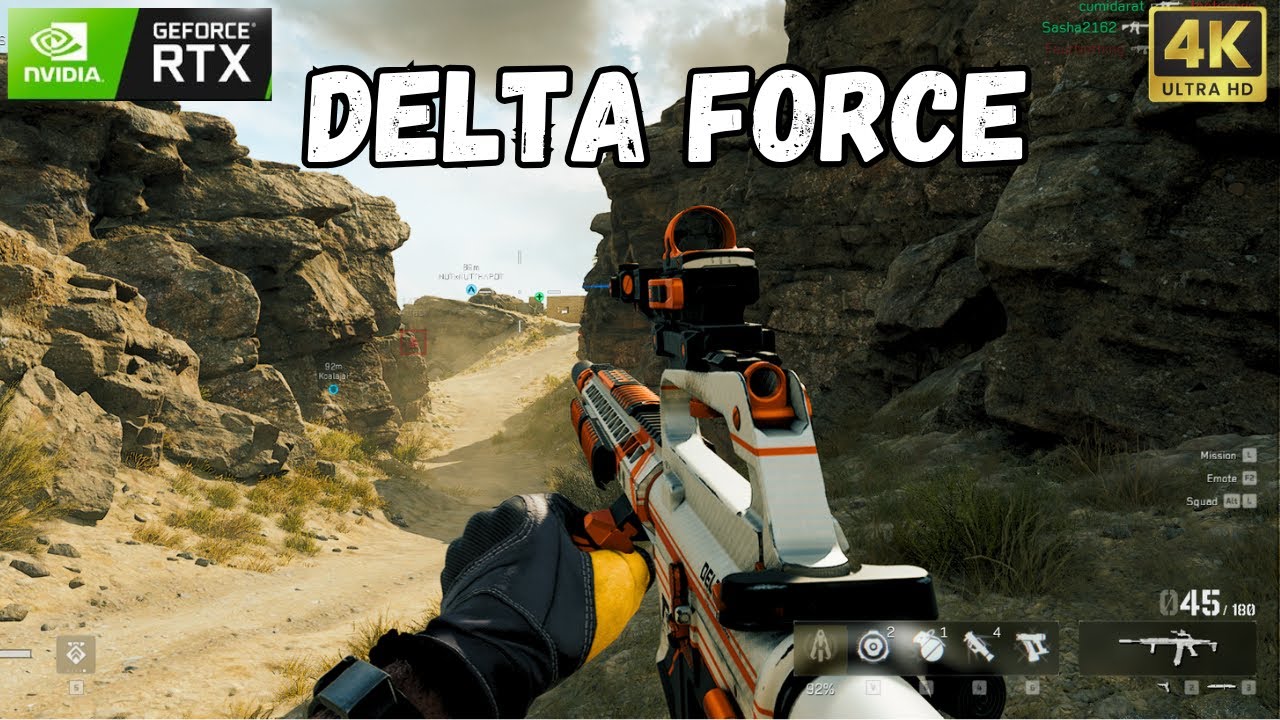Delta Force : RTX 5090 32GB ( 4K Maximum Settings DLSS ON )