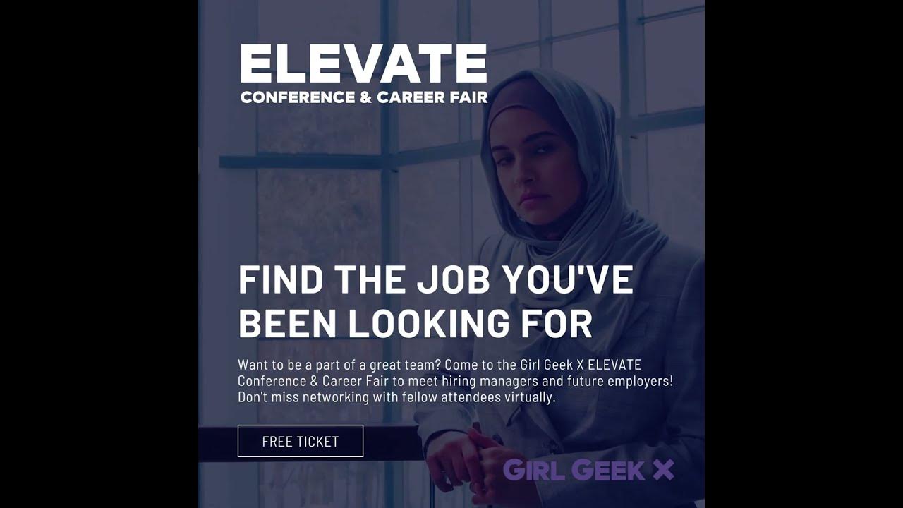 ELEVATE Virtual Conference Career Fair March 89, 2023 It's Free