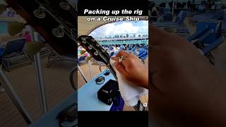 Packing up my rig on a cruise ship!! #guitar #guitarist #gibson #neuraldsp #cruiseship