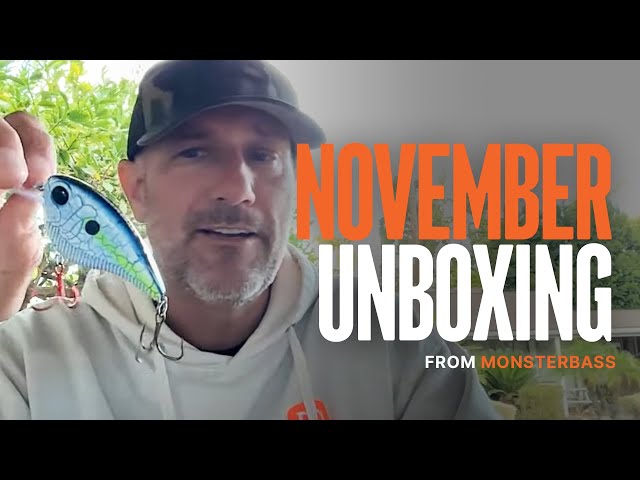 MONSTERBASS Unboxing  November 2023 Platinum Series Subscription Box 