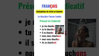 Conjugaison du verbe se doucher au présent de lindicatif français francesauladefrancês